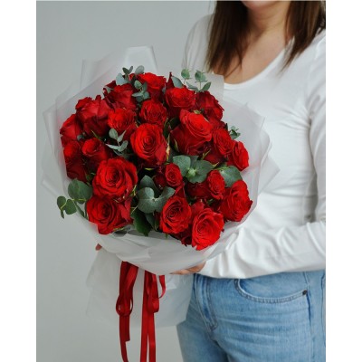 Букет з 25 троянд Алама-де-Арагон