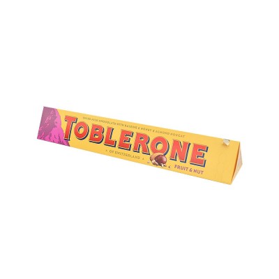 Шоколад Toblerone молочний з родзинками та нугою, 100 г